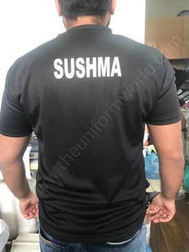 Black Tshirt 1 Uniforms Manufacturer and Supplier based in Dubai Ajman UAE