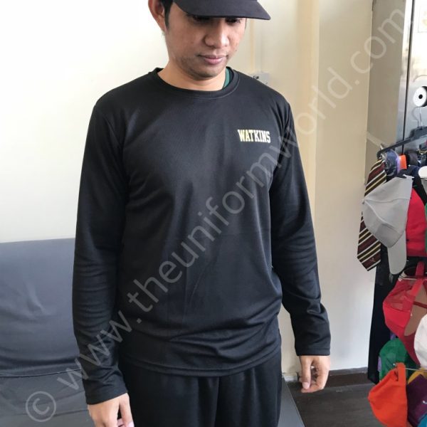 Black Tshirt Long Sleeve 1 Uniforms Manufacturer and Supplier based in Dubai Ajman UAE