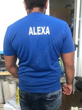 Blue T Shirt 1 Uniforms Manufacturer and Supplier based in Dubai Ajman UAE