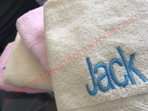 Custom Names On Towels 1 Uniforms Manufacturer and Supplier based in Dubai Ajman UAE