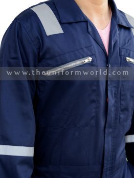 Navy Blue Custom Coveralls 3 Uniforms Manufacturer and Supplier based in Dubai Ajman UAE