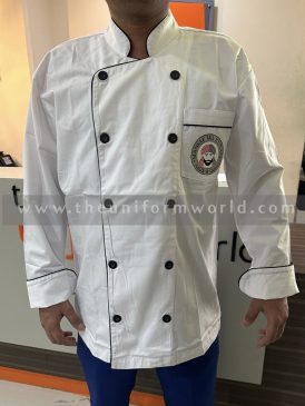 White Chef Jacket Uniforms Manufacturer and Supplier based in Dubai Ajman UAE