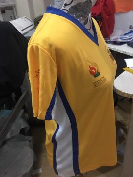 Yellow Volleyball Jerseys 2 Uniforms Manufacturer and Supplier based in Dubai Ajman UAE