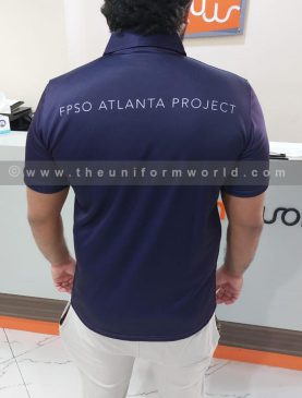 Polo Shirt Drifit Navy Blue 3 Uniforms Manufacturer and Supplier based in Dubai Ajman UAE