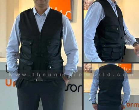 Photographer Multi-pocket Utility Vest Readymade Black