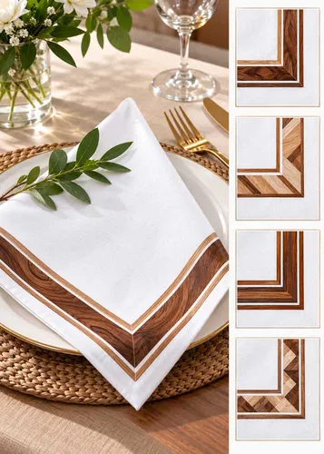 custom napkin with part sublimation printing in dubai uae