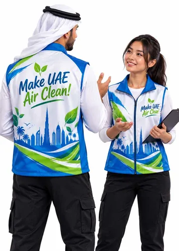 volunteer vest with fully sublimation printing in dubai uae